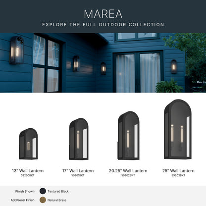 KICHLER 59201BKT Marea One Light Outdoor Wall Mount