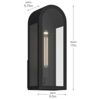 KICHLER 59201BKT Marea One Light Outdoor Wall Mount
