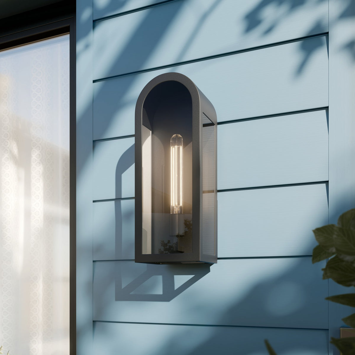 KICHLER 59201BKT Marea One Light Outdoor Wall Mount