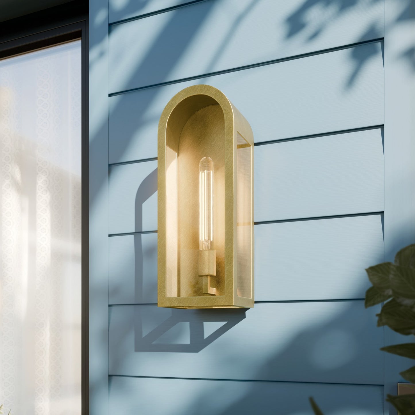 KICHLER 59201NBR Marea One Light Outdoor Wall Mount