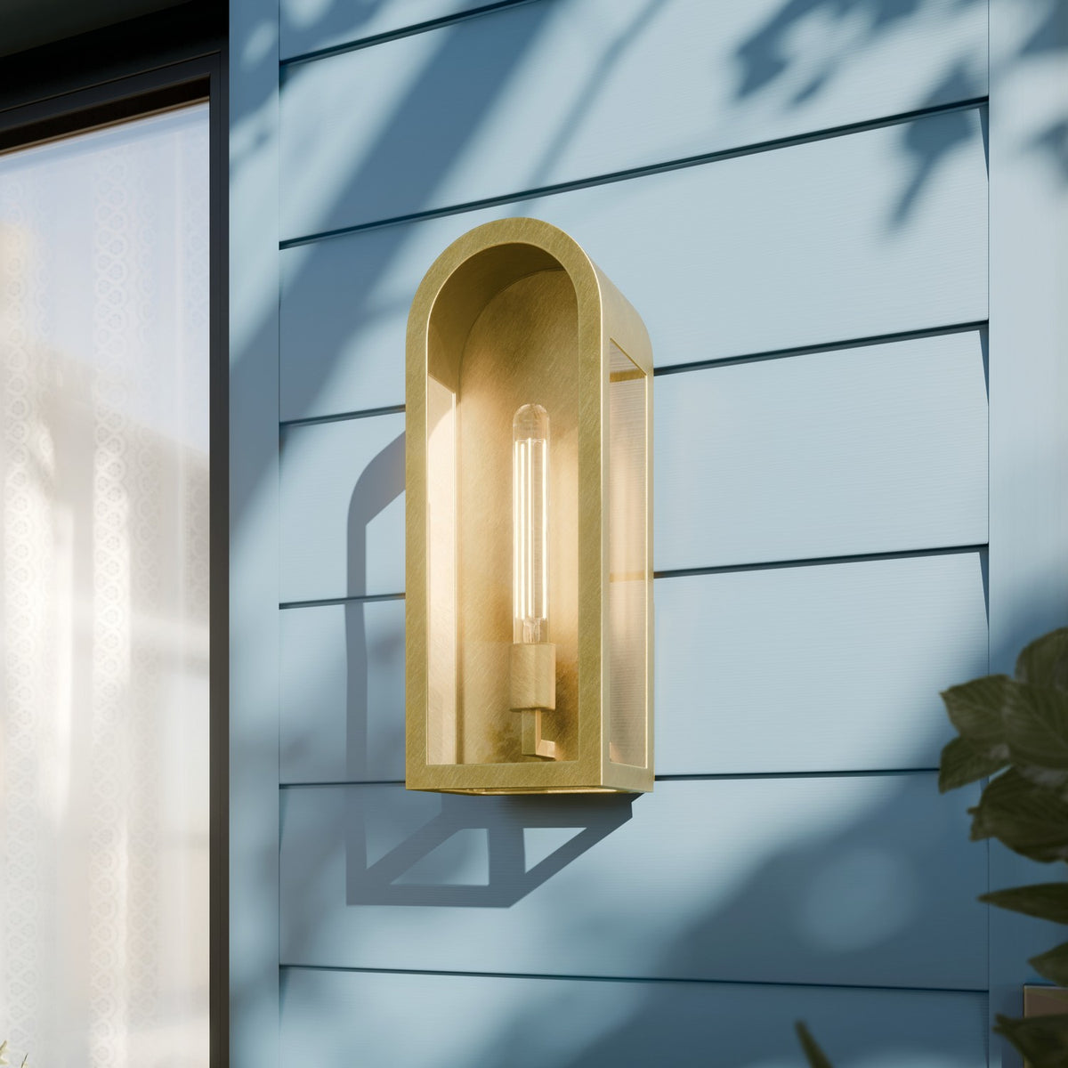 KICHLER 59201NBR Marea One Light Outdoor Wall Mount