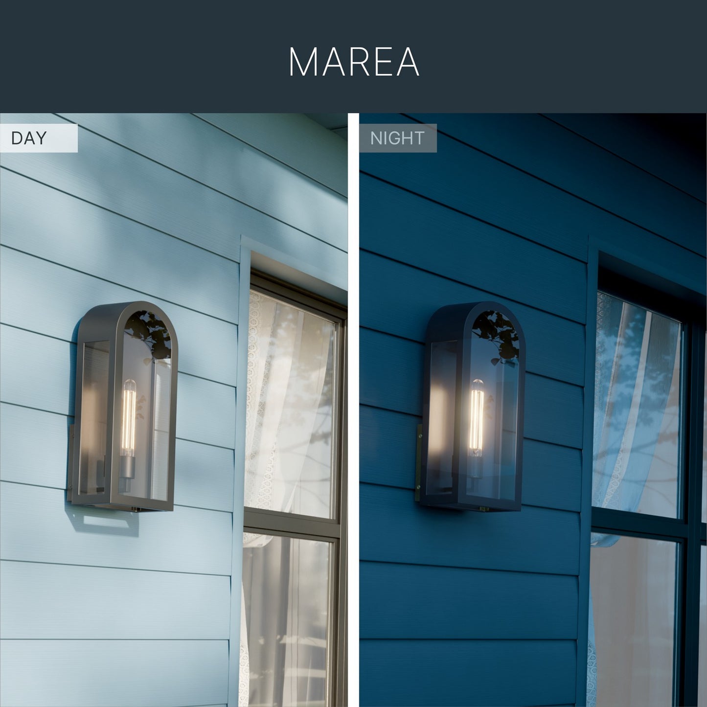 KICHLER 59202BKT Marea One Light Outdoor Wall Mount
