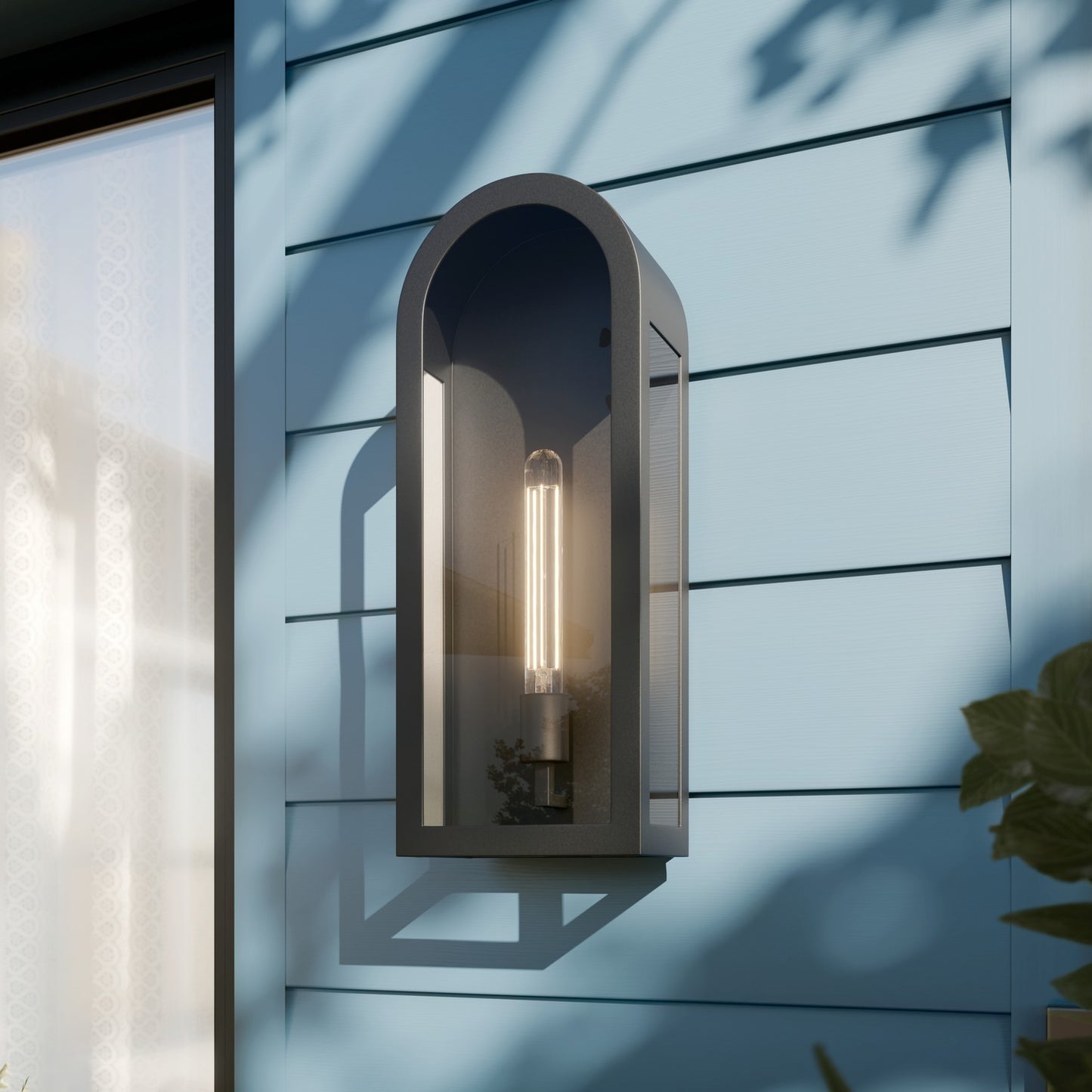KICHLER 59202BKT Marea One Light Outdoor Wall Mount