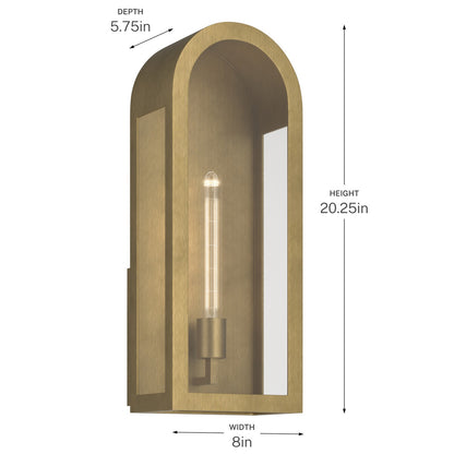 KICHLER 59202NBR Marea One Light Outdoor Wall Mount