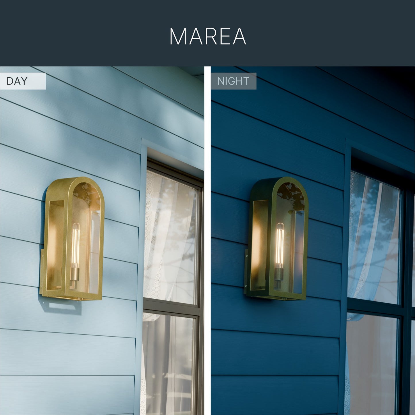 KICHLER 59202NBR Marea One Light Outdoor Wall Mount