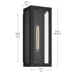 KICHLER 59209BKT Calen One Light Outdoor Wall Mount