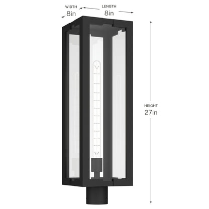 KICHLER 59211BKT Calen One Light Outdoor Post Lantern