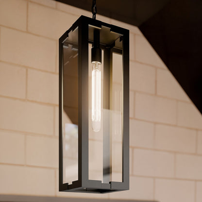 KICHLER 59212BKT Calen One Light Outdoor Pendant