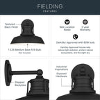 KICHLER 59205BKT Fielding One Light Outdoor Wall Mount
