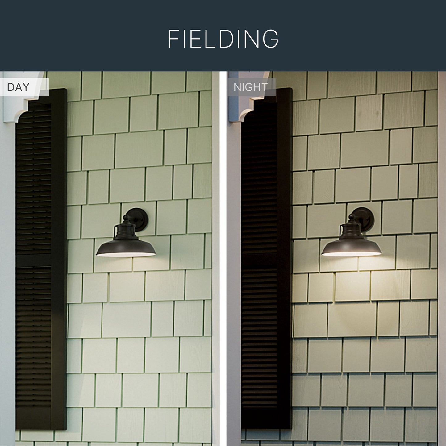 KICHLER 59205BKT Fielding One Light Outdoor Wall Mount