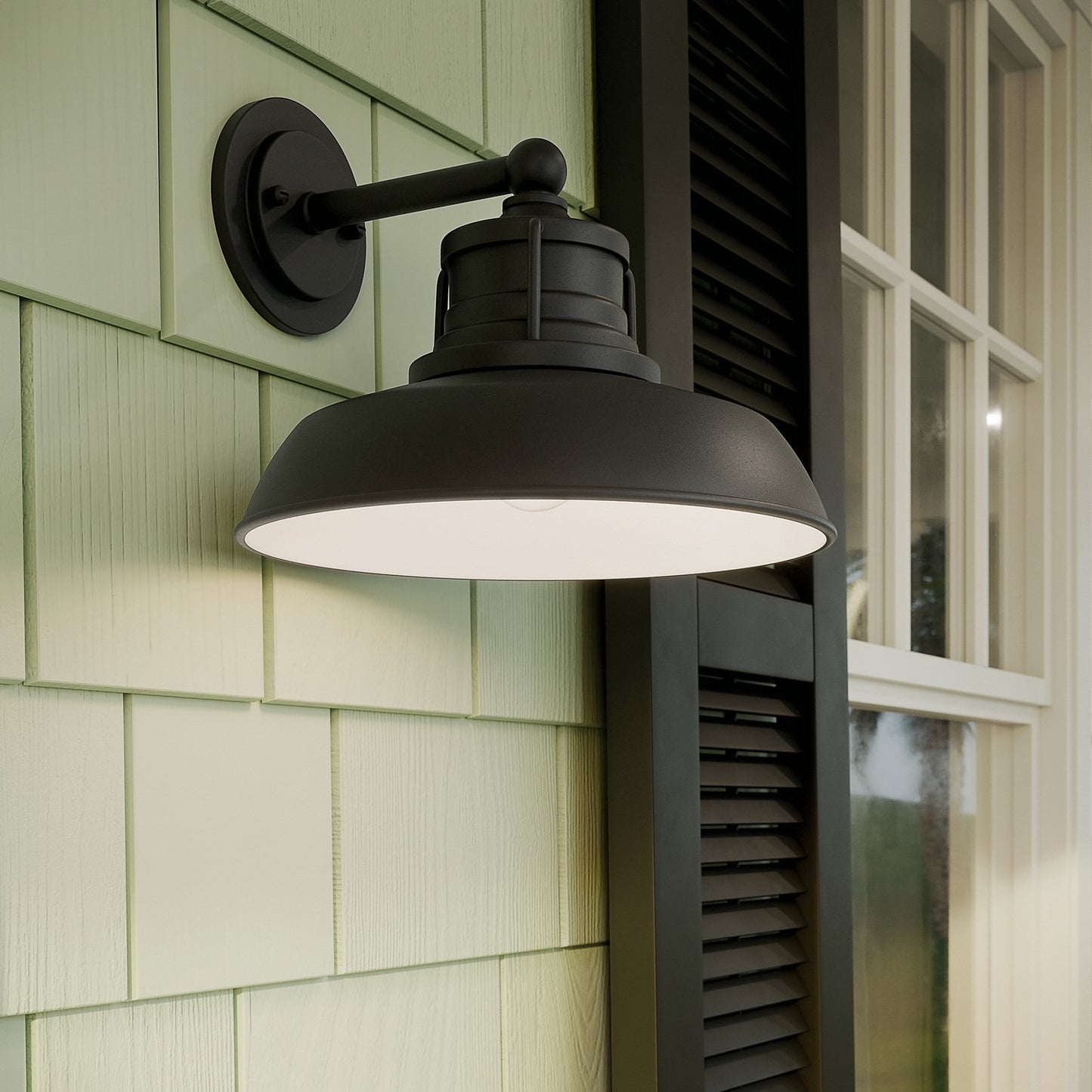 KICHLER 59205BKT Fielding One Light Outdoor Wall Mount