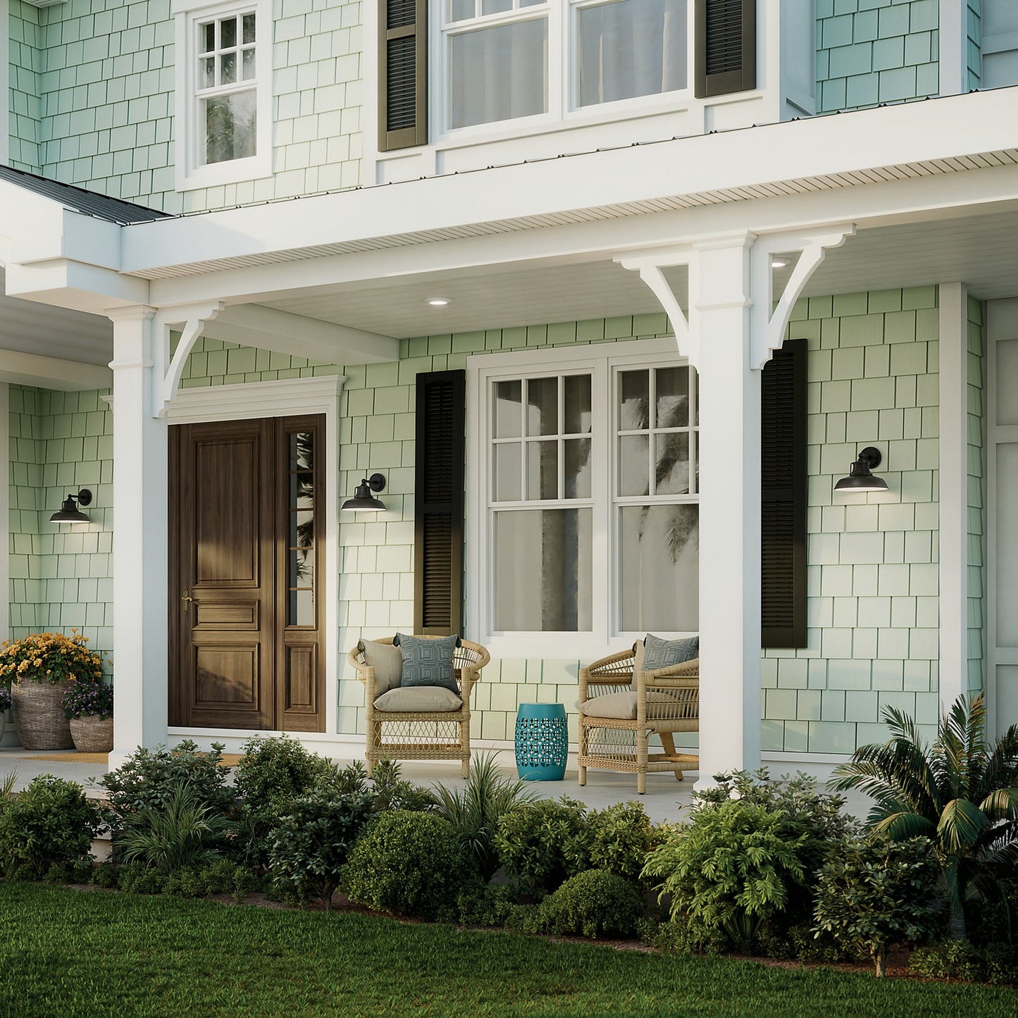 KICHLER 59205BKT Fielding One Light Outdoor Wall Mount