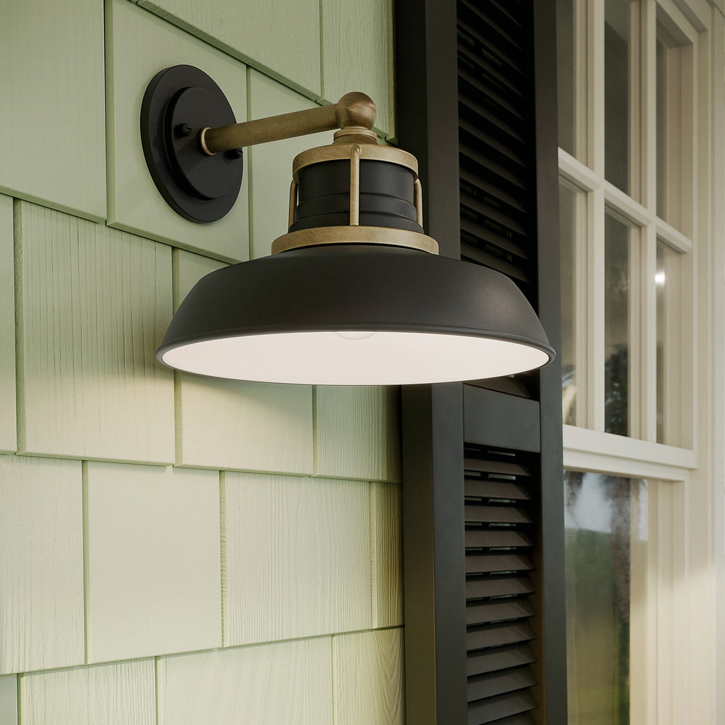 KICHLER 59205NBR Fielding One Light Outdoor Wall Mount