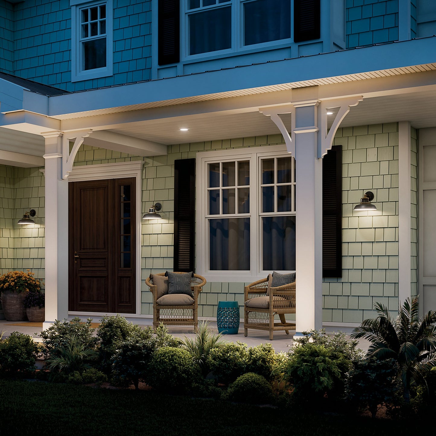 KICHLER 59205NBR Fielding One Light Outdoor Wall Mount