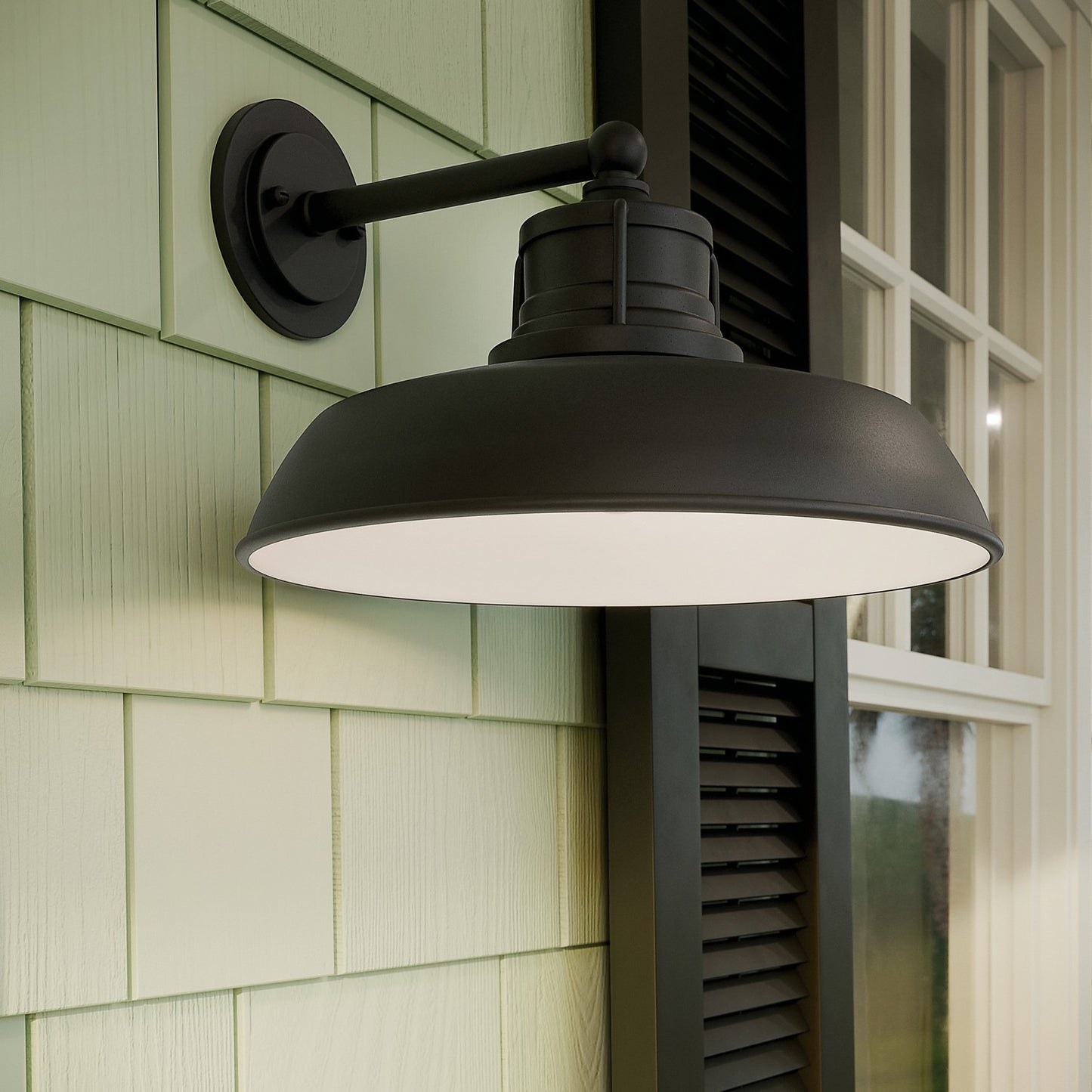 KICHLER 59206BKT Fielding One Light Outdoor Wall Mount