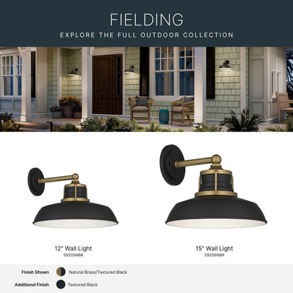 KICHLER 59206NBR Fielding One Light Outdoor Wall Mount