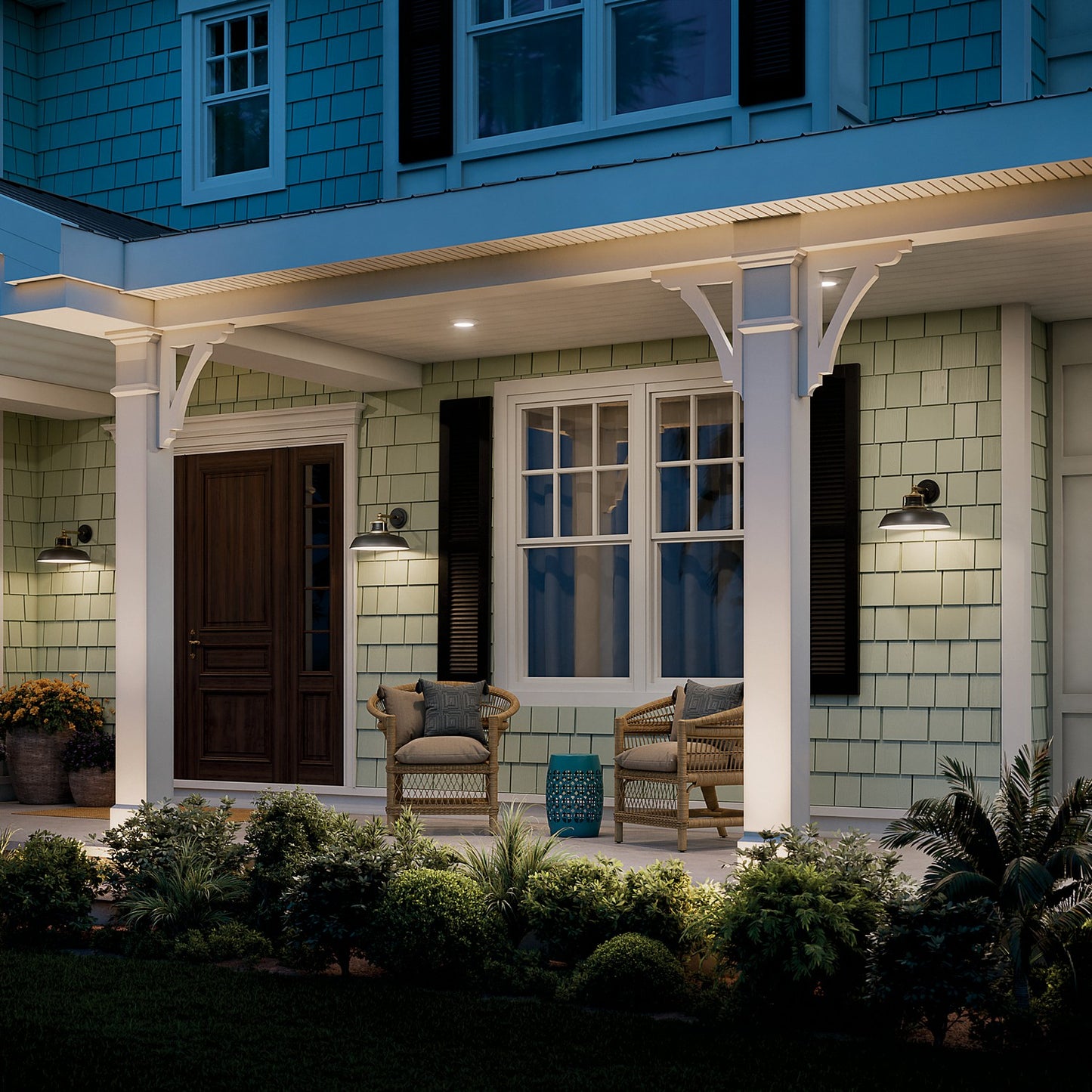 KICHLER 59206NBR Fielding One Light Outdoor Wall Mount