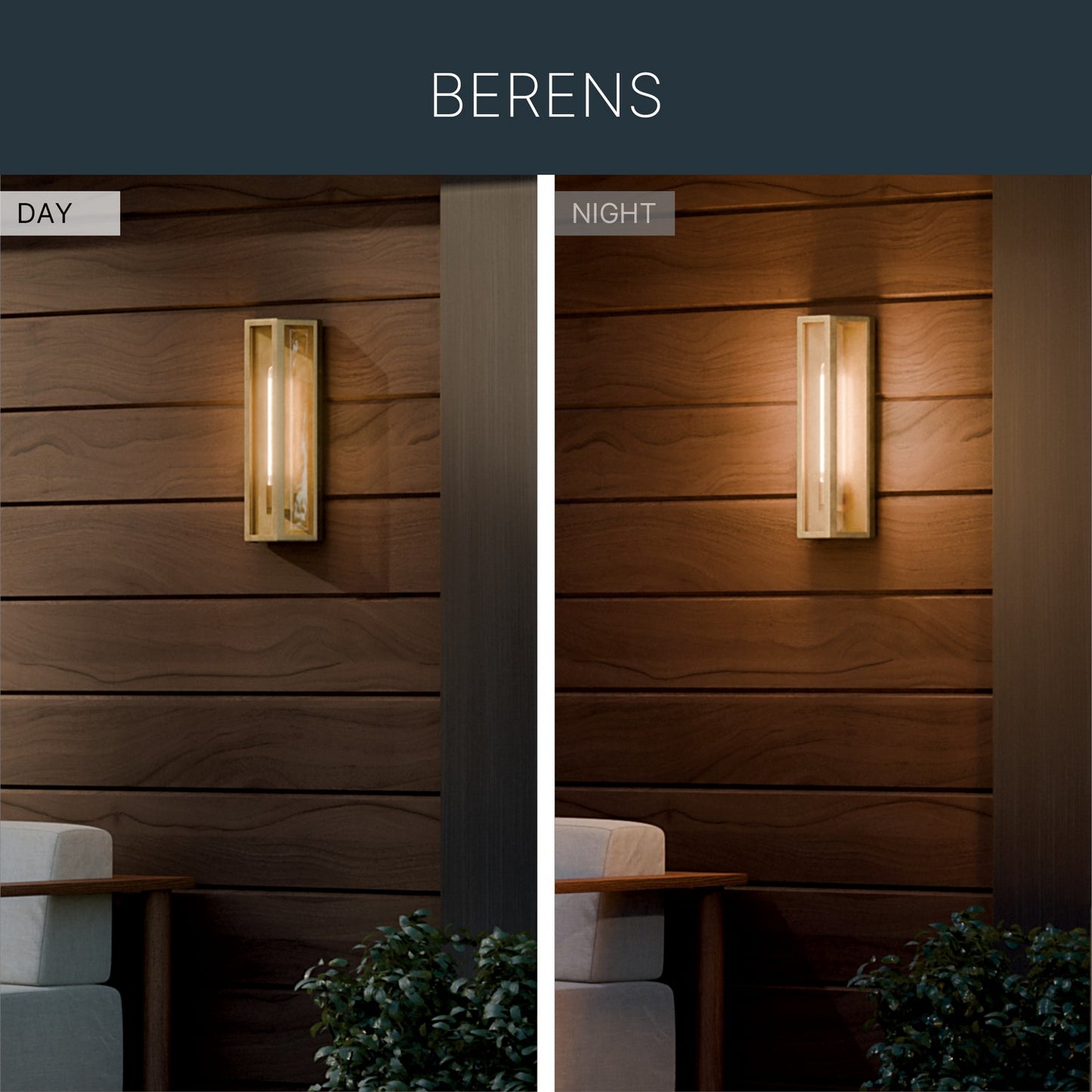 KICHLER 59215NBR Berens One Light Outdoor Wall Mount