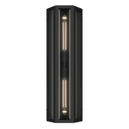 KICHLER 59216BKT Berens Two Light Outdoor Wall Mount