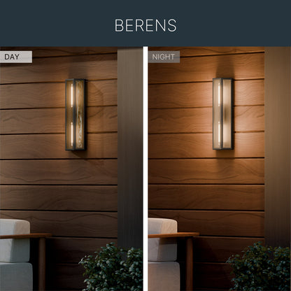 KICHLER 59216BKT Berens Two Light Outdoor Wall Mount