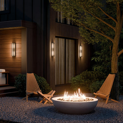 KICHLER 59216BKT Berens Two Light Outdoor Wall Mount