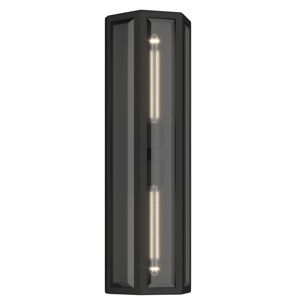 KICHLER 59216BKT Berens Two Light Outdoor Wall Mount
