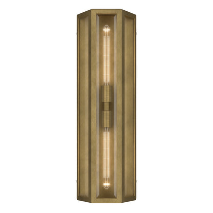 KICHLER 59216NBR Berens Two Light Outdoor Wall Mount