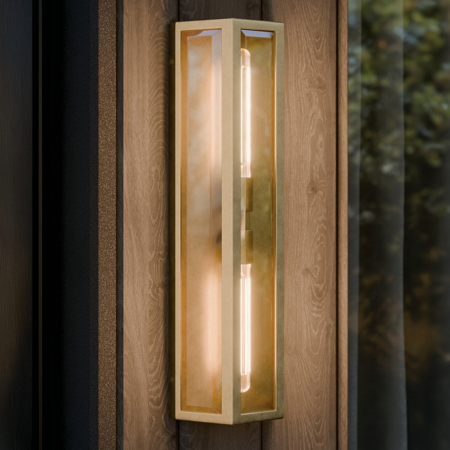 KICHLER 59216NBR Berens Two Light Outdoor Wall Mount