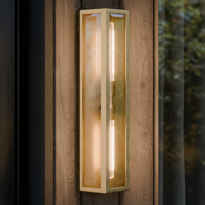 KICHLER 59216NBR Berens Two Light Outdoor Wall Mount