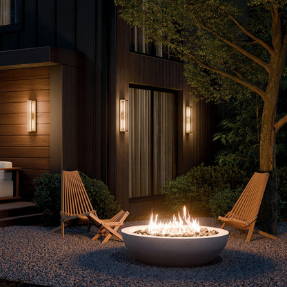 KICHLER 59216NBR Berens Two Light Outdoor Wall Mount