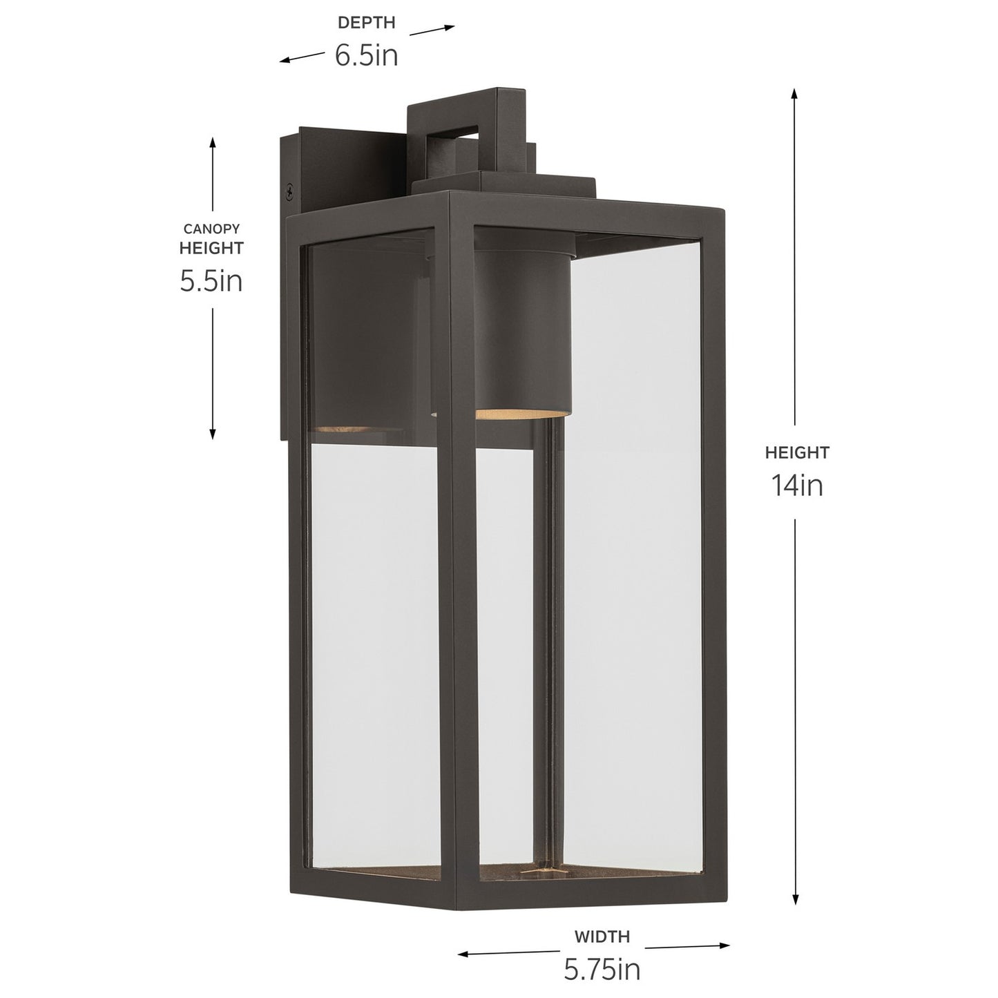 KICHLER 59111OZDS Branner Outdoor Wall Mount