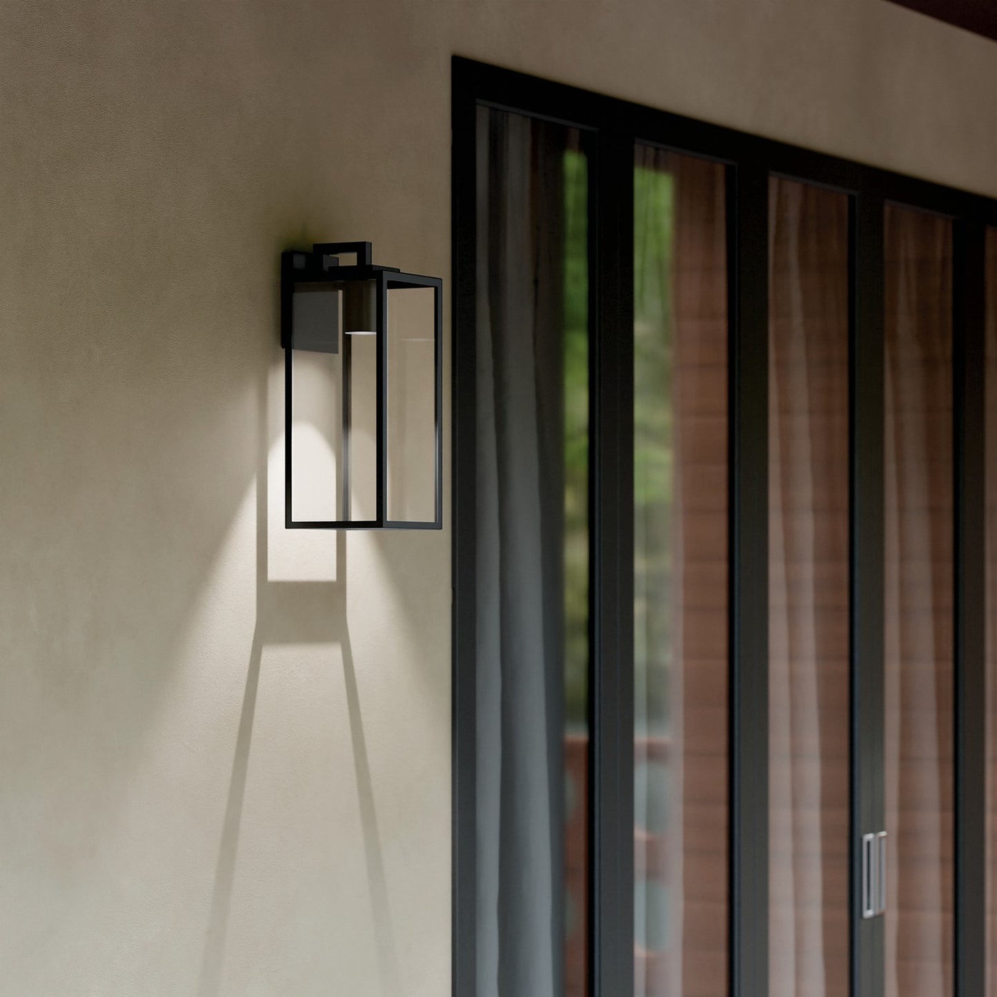 KICHLER 59112BKTDS Branner Outdoor Wall Mount