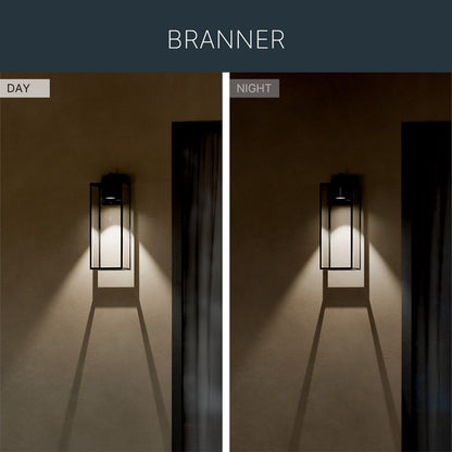 KICHLER 59113BKTDS Branner Outdoor Wall Mount