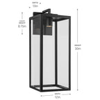 KICHLER 59114BKTDS Branner Outdoor Wall Mount