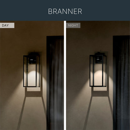 KICHLER 59114BKTDS Branner Outdoor Wall Mount