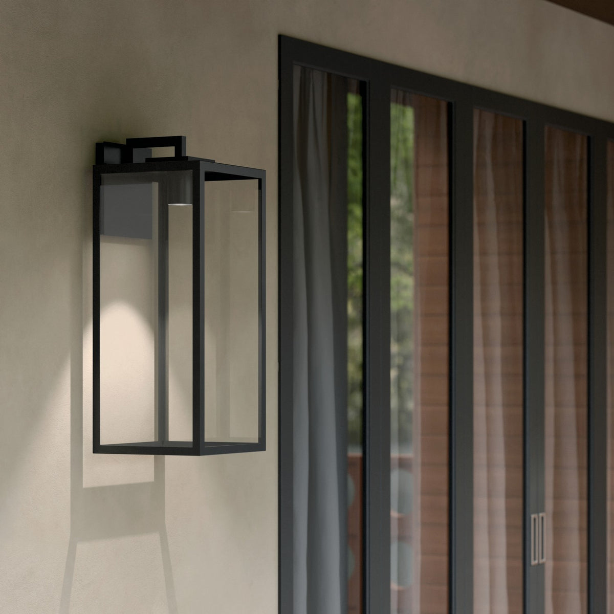 KICHLER 59114BKTDS Branner Outdoor Wall Mount