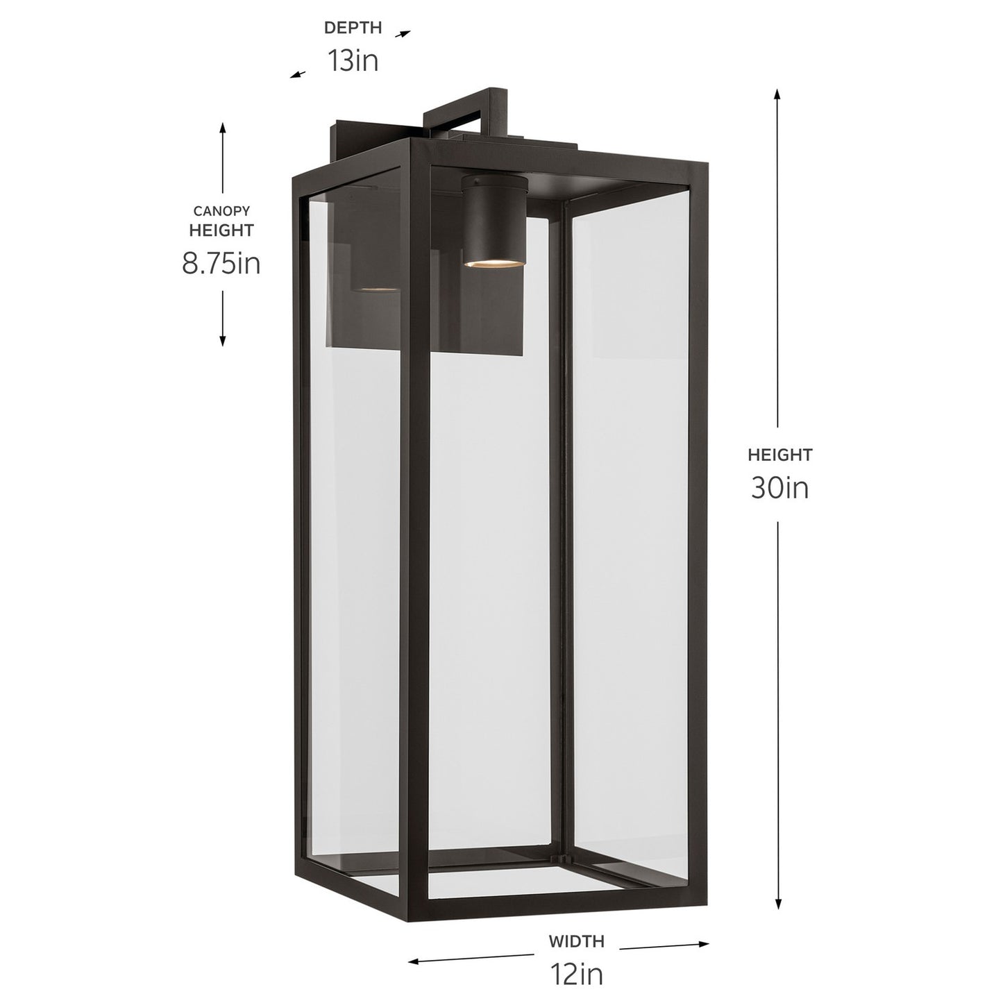 KICHLER 59114OZDS Branner Outdoor Wall Mount