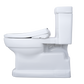 TOTO MW9744734CEFGA#01 WASHLET+ Eco Guinevere Elongated 1.28 GPF Universal Height Toilet , Cotton White