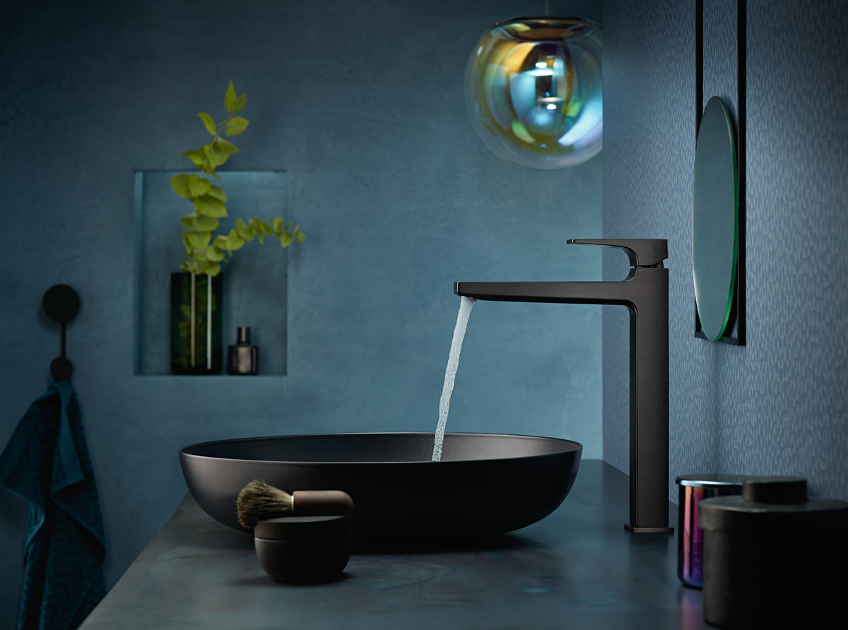 HANSGROHE 32513341 Metropol Single-Hole Faucet 260 with Lever Handle, 1.2 GPM - Brushed Black Chrome