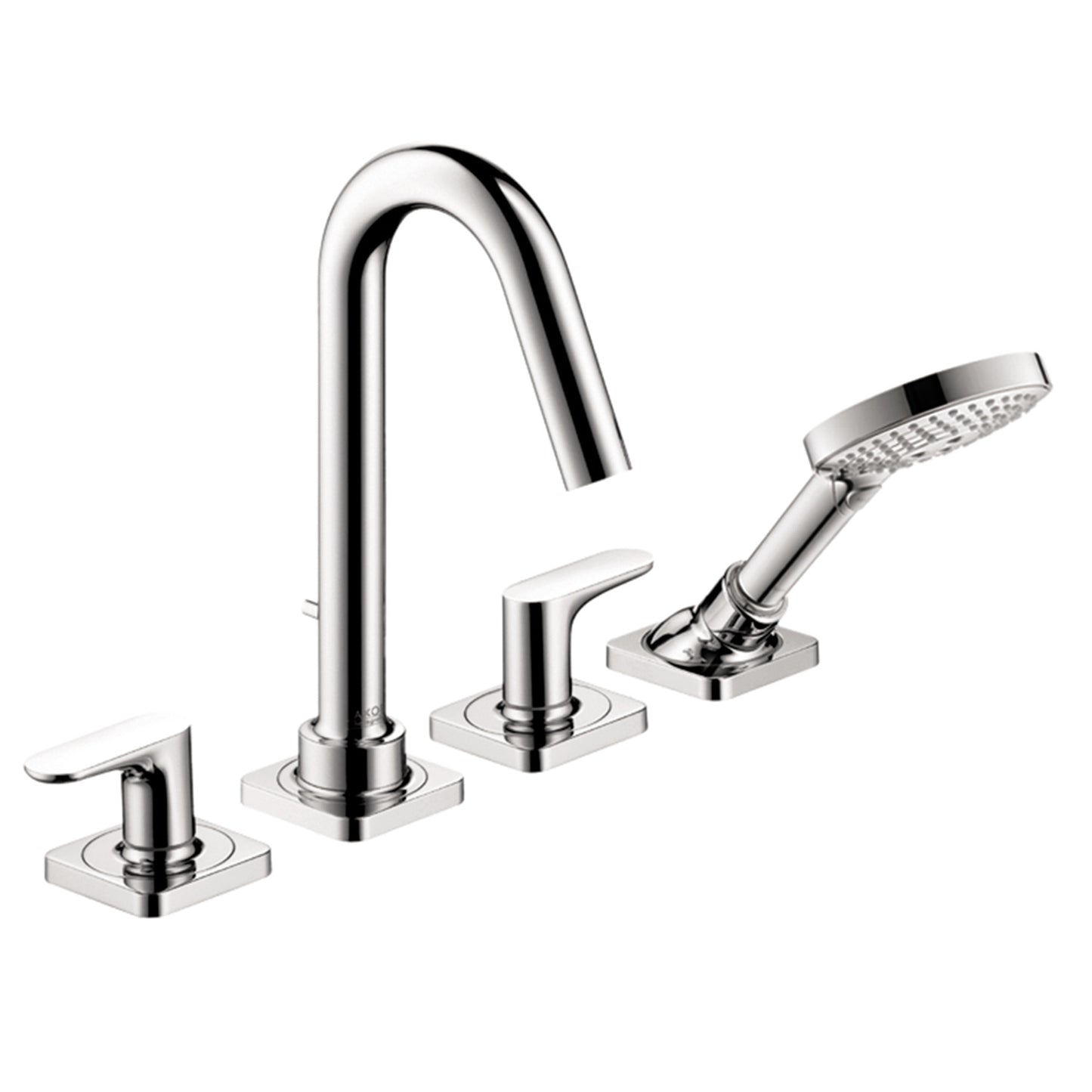 AXOR 34448001 Citterio M 4-Hole Roman Tub Set Trim with 1.75 GPM Handshower - Chrome