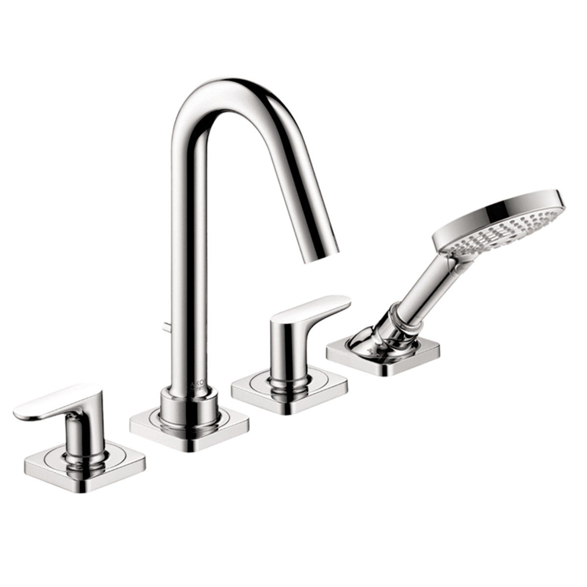 AXOR 34448001 Citterio M 4-Hole Roman Tub Set Trim with 1.75 GPM Handshower - Chrome