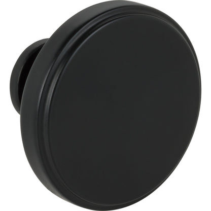 JEFFREY ALEXANDER 171L-MB Richard 1-3/4" Diameter Round Knob - Matte Black
