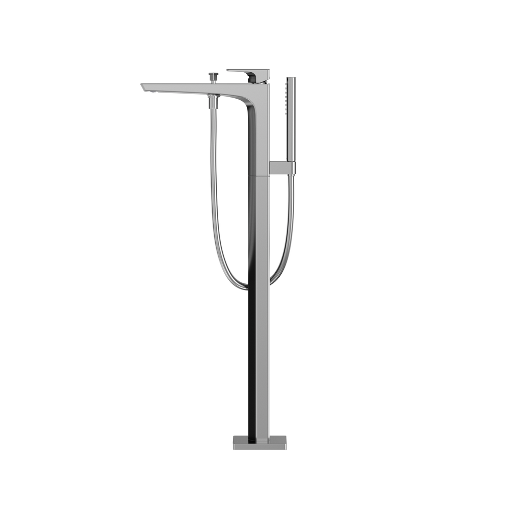 TOTO TBG07306U#CP Ge Single-Handle Free Standing Tub Filler With Handshower - Polished Chrome