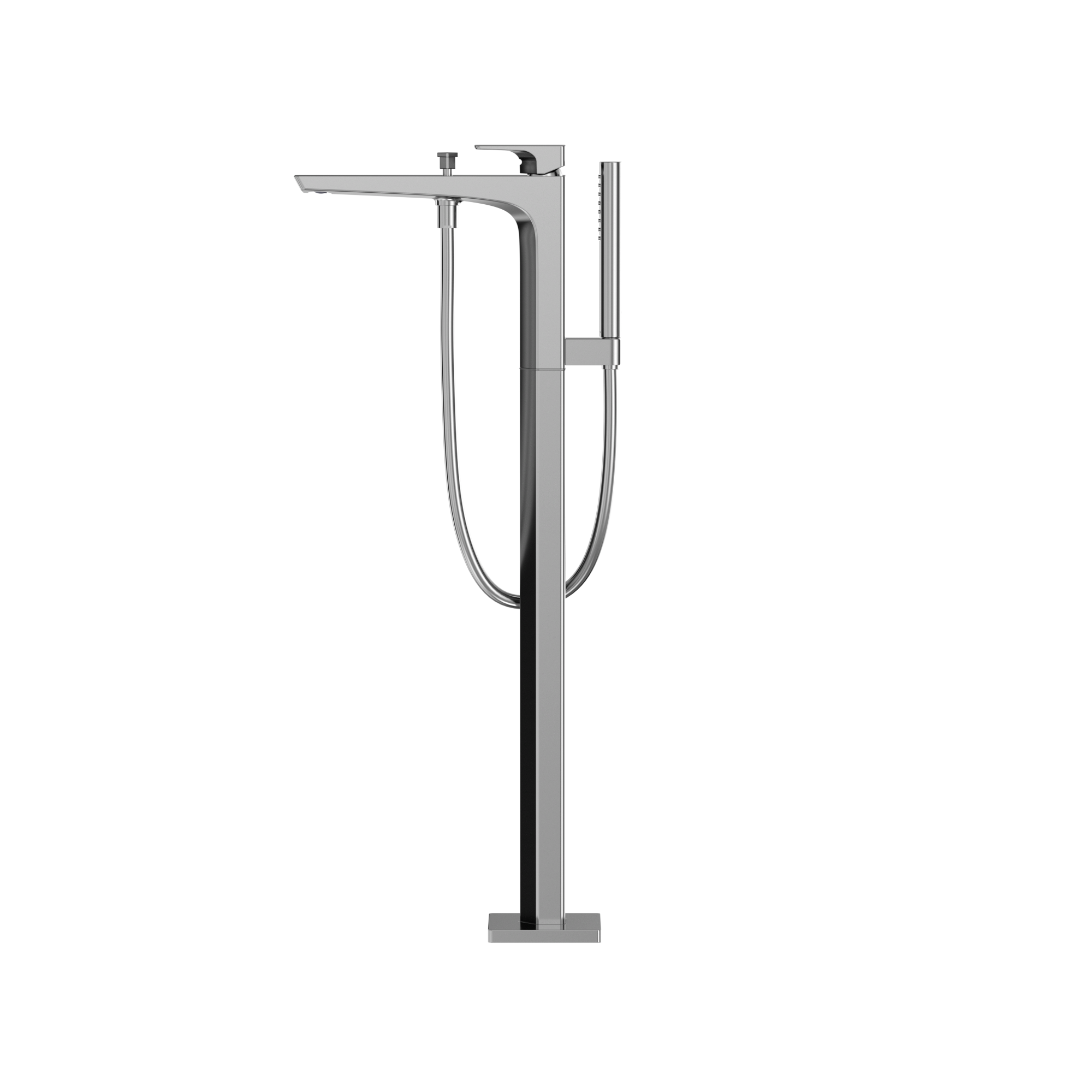 TOTO TBG07306U#CP Ge Single-Handle Free Standing Tub Filler With Handshower - Polished Chrome