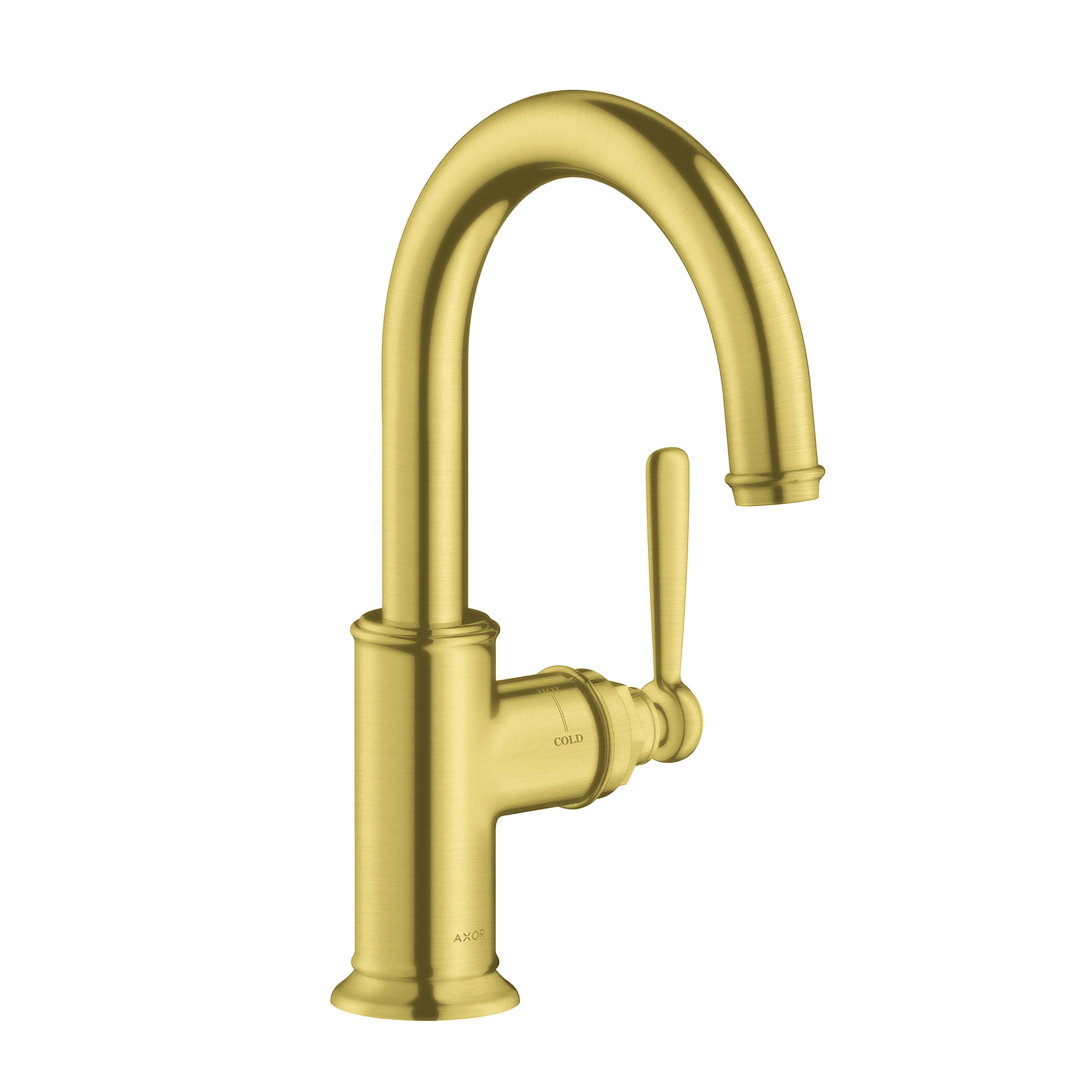 AXOR 16583251 Montreux Bar Faucet, 1.5 GPM - Brushed Gold Optic