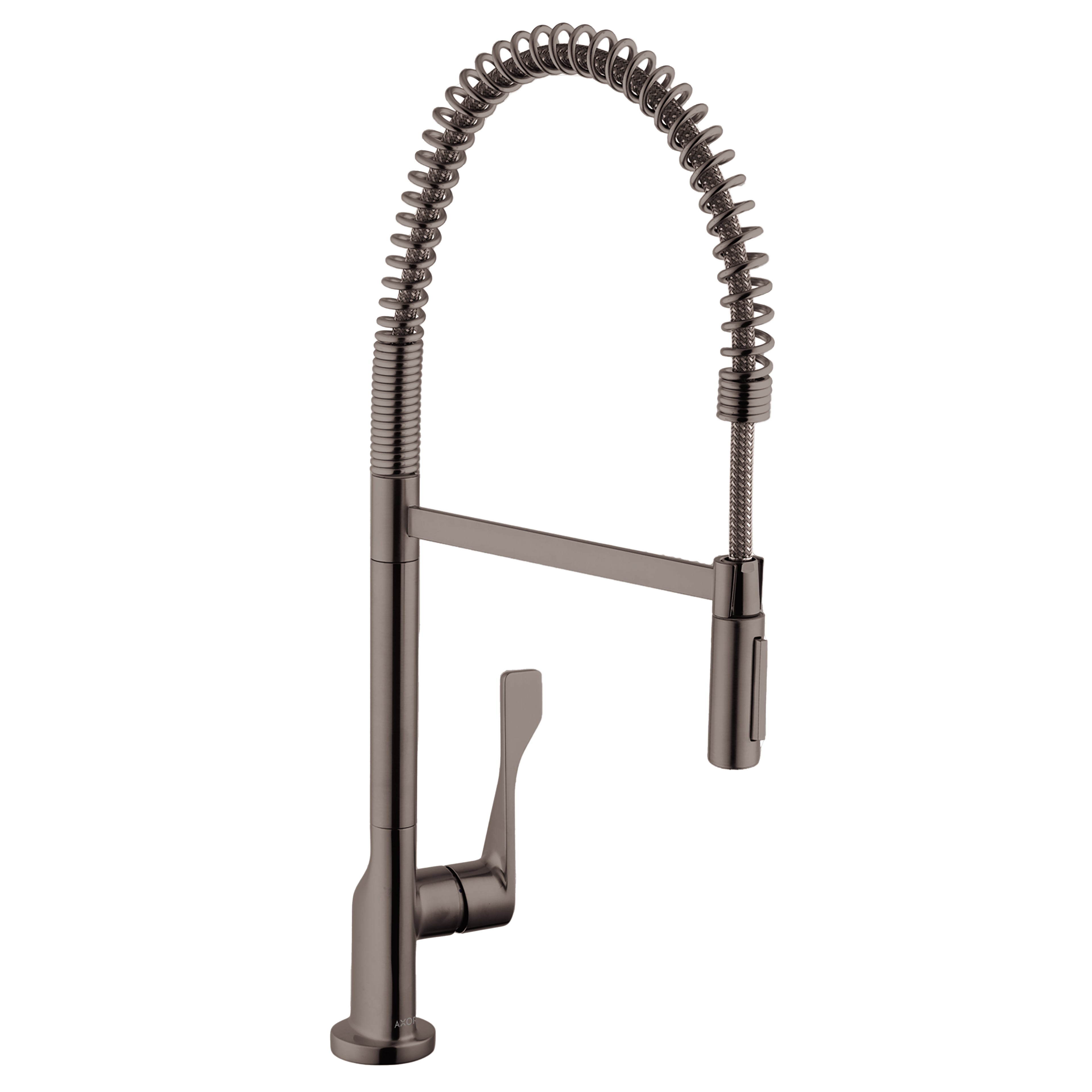 AXOR 39841341 Citterio Semi-Pro Kitchen Faucet 2-Spray, 1.5 GPM - Brushed Black Chrome