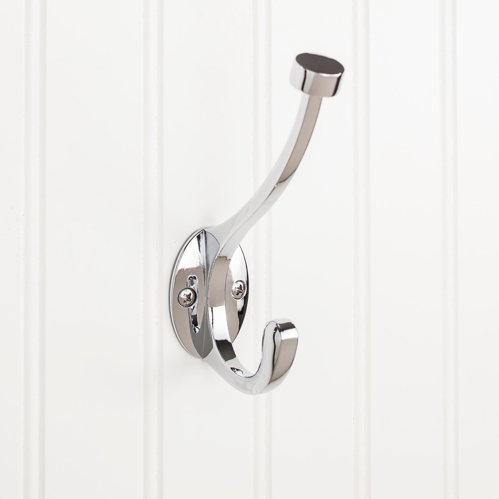 ELEMENTS YD60-550PC Elements Wall Double Hook - Polished Chrome