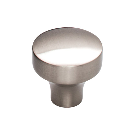 TOP KNOBS TK901BSN Kinney 1 1/4" Diameter Round Knob - Brushed Satin Nickel