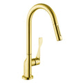AXOR 39835251 Citterio HighArc Kitchen Faucet 2-Spray Pull-Down, 1.75 GPM - Brushed Gold Optic