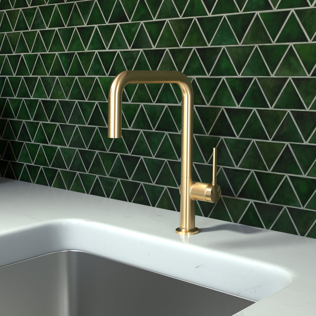 HANSGROHE 72806251 Talis N Kitchen Faucet, U-Style 1-Spray, 1.75 GPM - Brushed Gold Optic